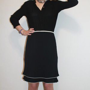 black tulip skirt with with lining